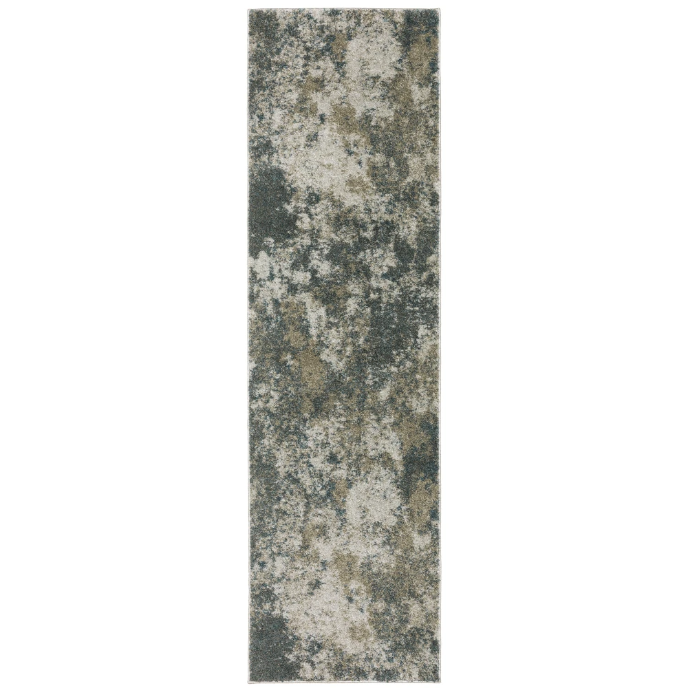 Alton 531L9 Teal/ Grey Indoor Area Rug - 2'3