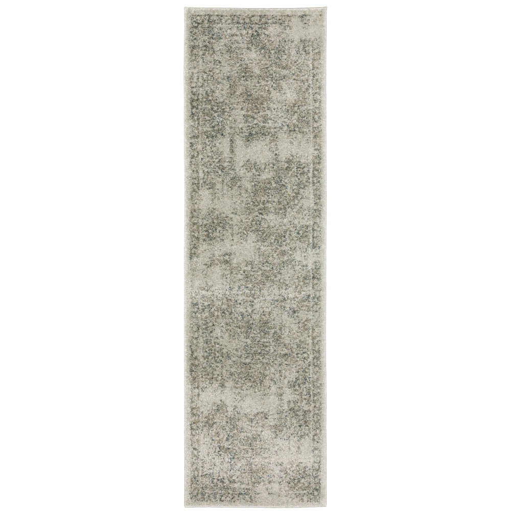 Alton 070E9 Grey/ Beige Indoor Area Rug - 2'3