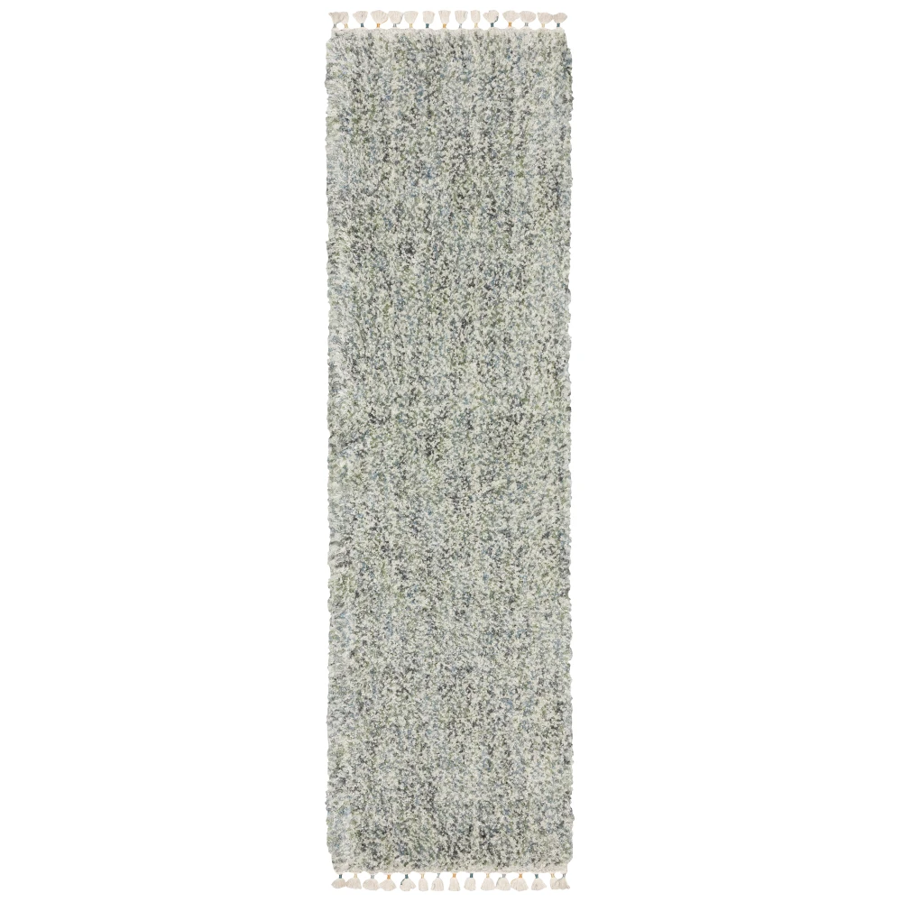 Axis AX02A Light Blue/Ivory Indoor Area Rug - 2'3