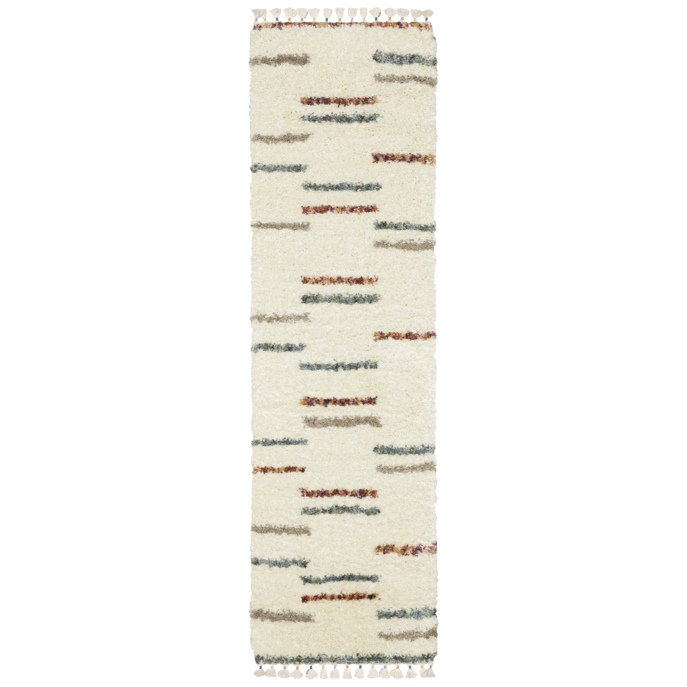 Axis AX04A Ivory/ Multi Indoor Area Rug - 2'3