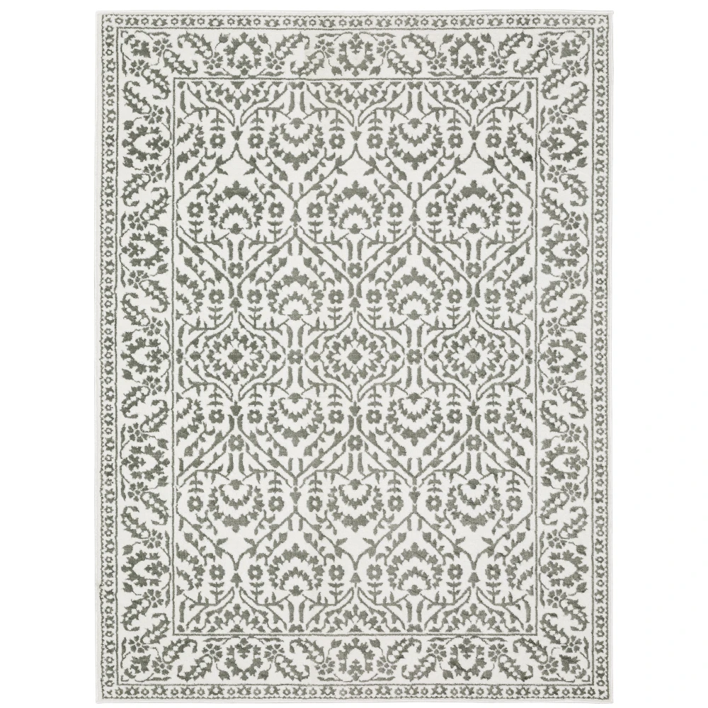 Montecito 2062H Grey/ White Indoor Area Rug - 6'7