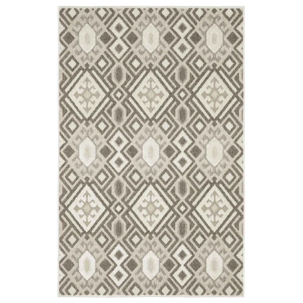 Tangier TAN10 Brown/ Beige Indoor Area Rug - 9'10