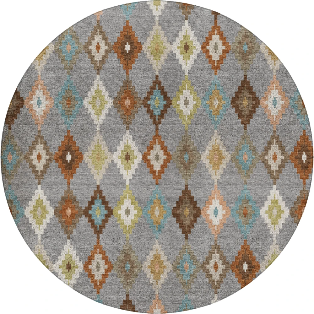 Kenner KN10 Gray 8' x 8' Round