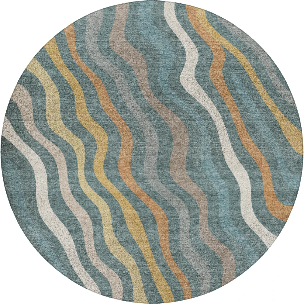 Kenner KN4 Teal 8' x 8' Round