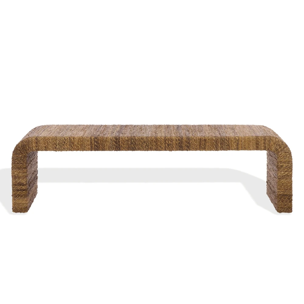Akina Woven Abaca Bench
