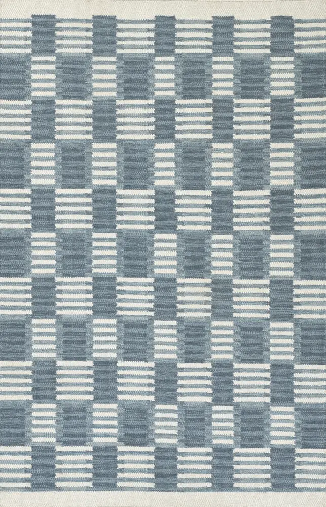 Momeni Scandi 9' X 12' Blue Contemporary