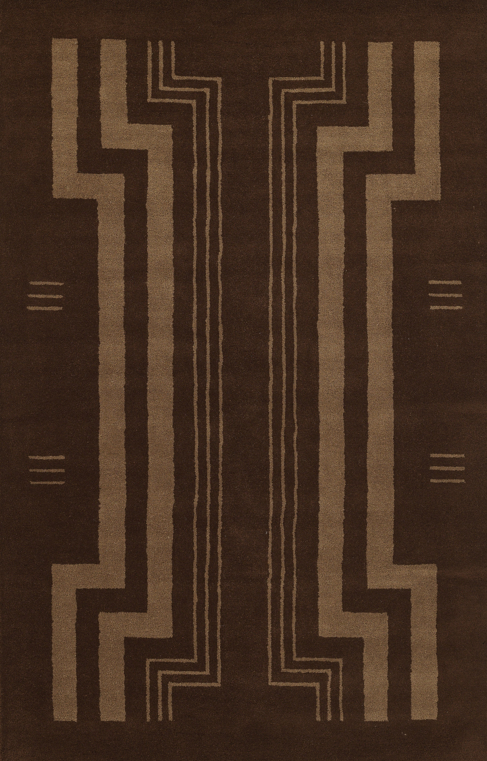 Momeni Simba 2' X 3' Brown Contemporary