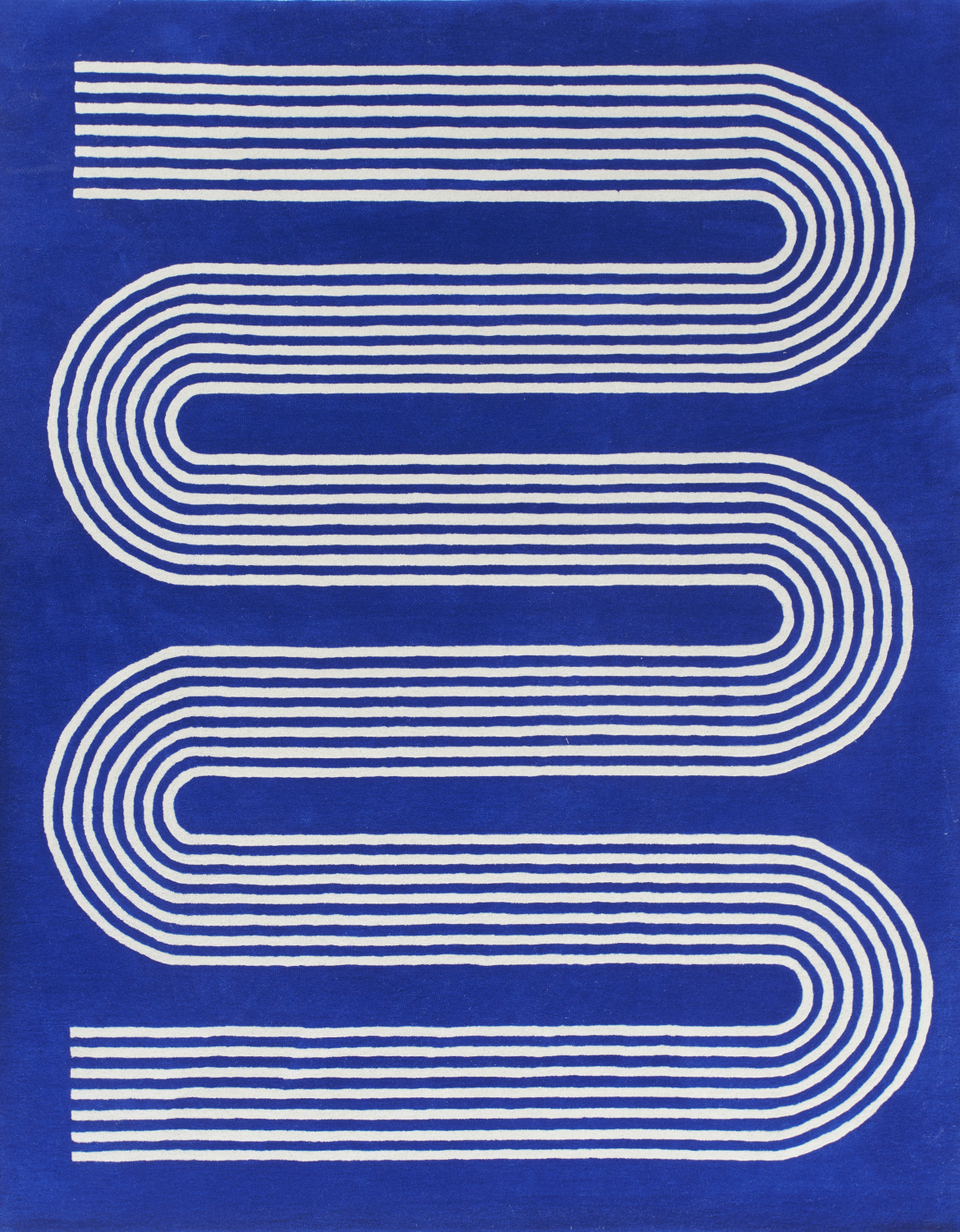 Momeni Simba 2' X 3' Cobalt Contemporary
