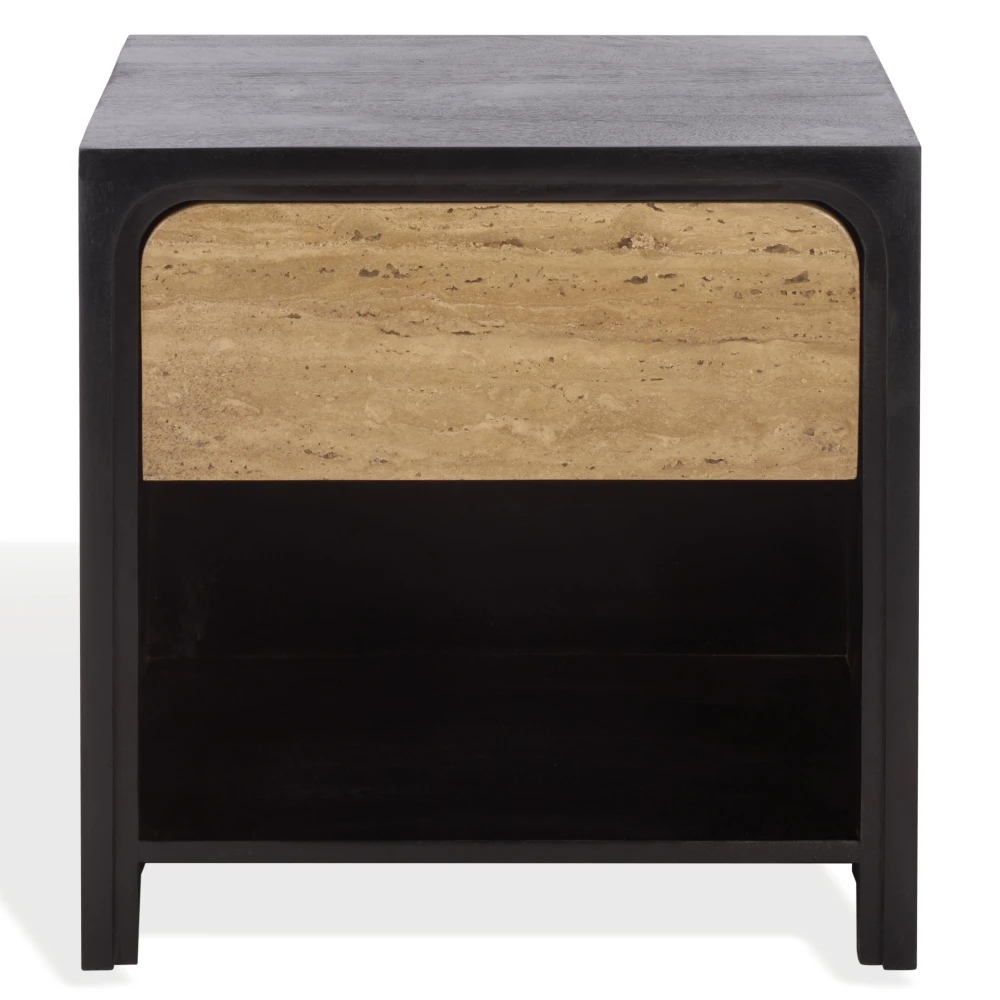 Halcyon Travertine Nightstand