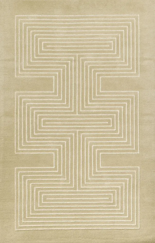 Momeni Simba 5' X 8' Beige Contemporary