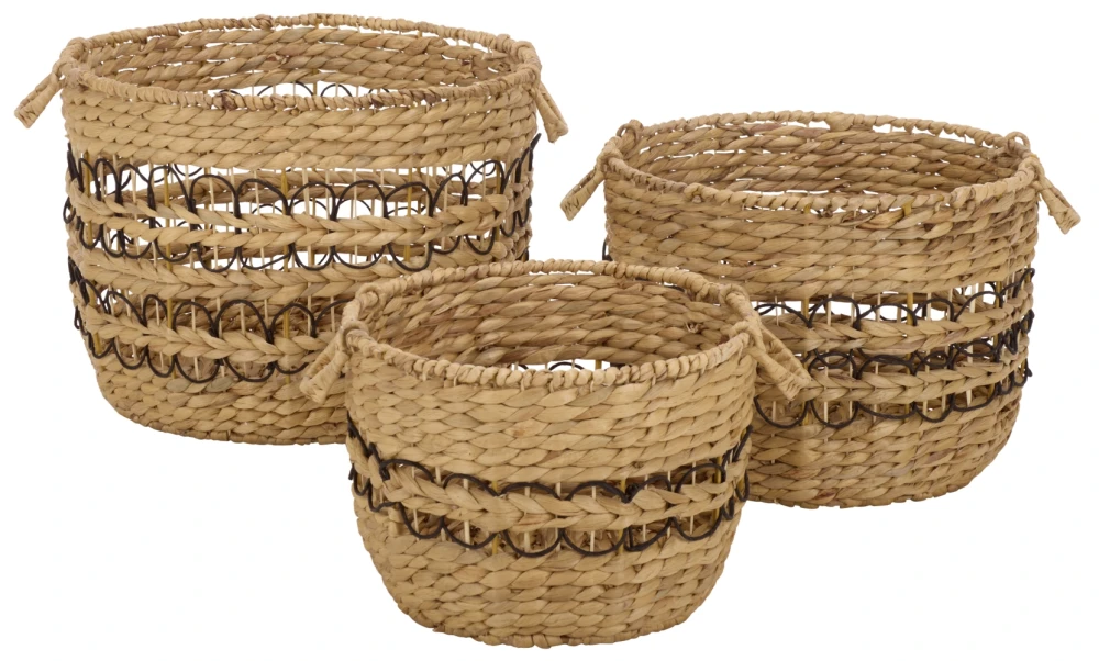 Pitof Set Of 3 Baskets