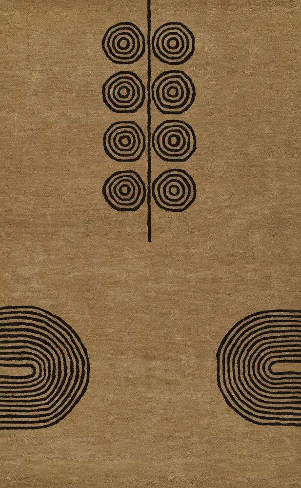 Momeni Simba 5' X 8' Beige Contemporary