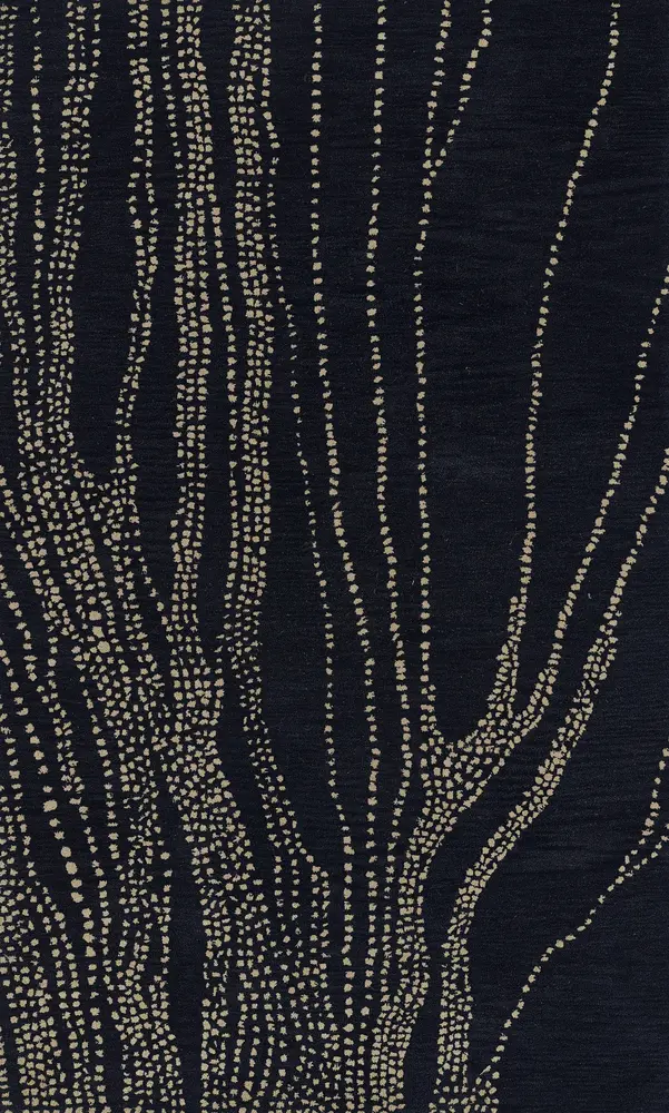 Momeni Simba 5' X 8' Navy Contemporary