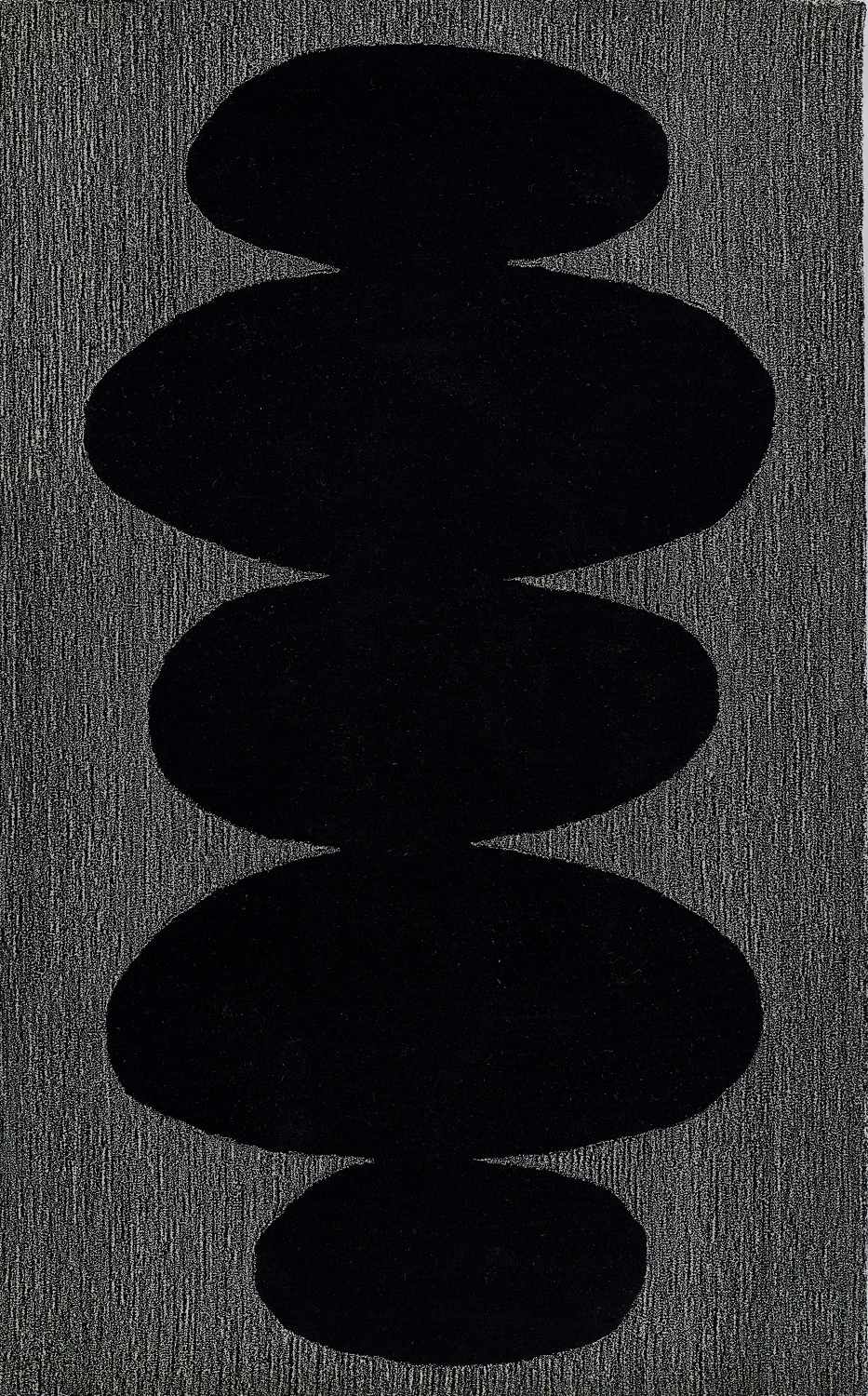 Momeni Simba 2' X 3' Black Contemporary