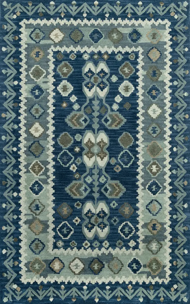 Momeni Tangier 2' X 3' Blue Traditional