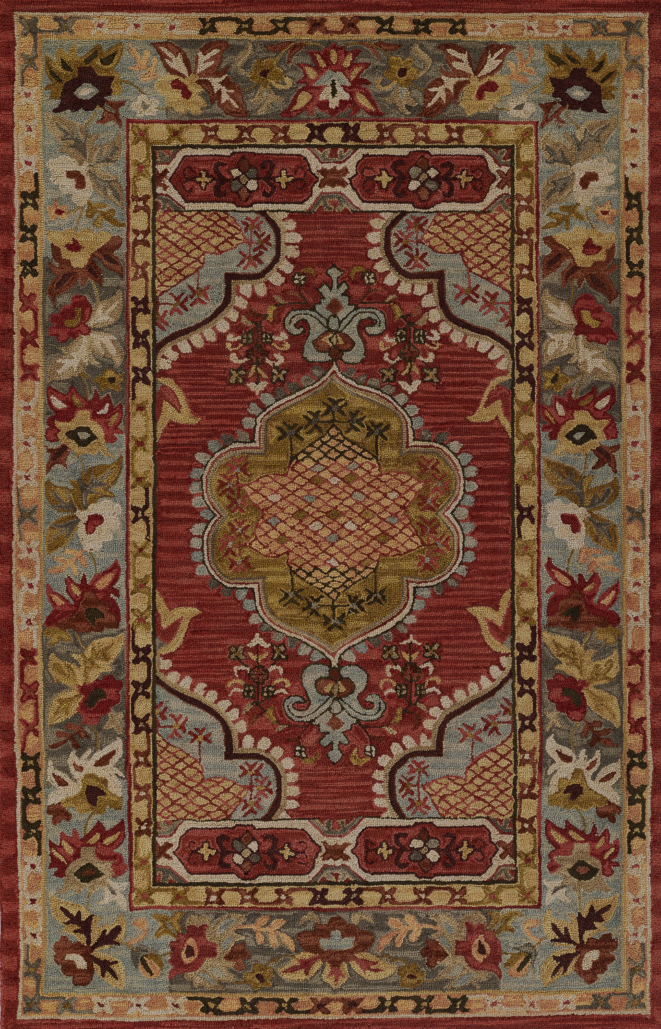 Momeni Tangier 2' X 3' Red Traditional