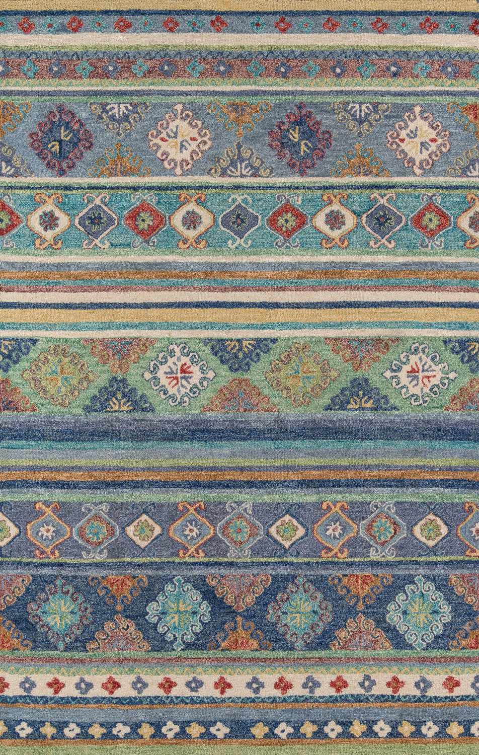 Momeni Tangier 2' X 3' Blue Traditional