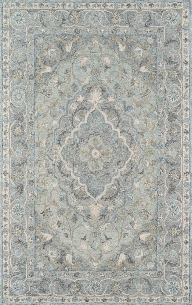 Momeni Tangier 2' X 3' Blue Traditional