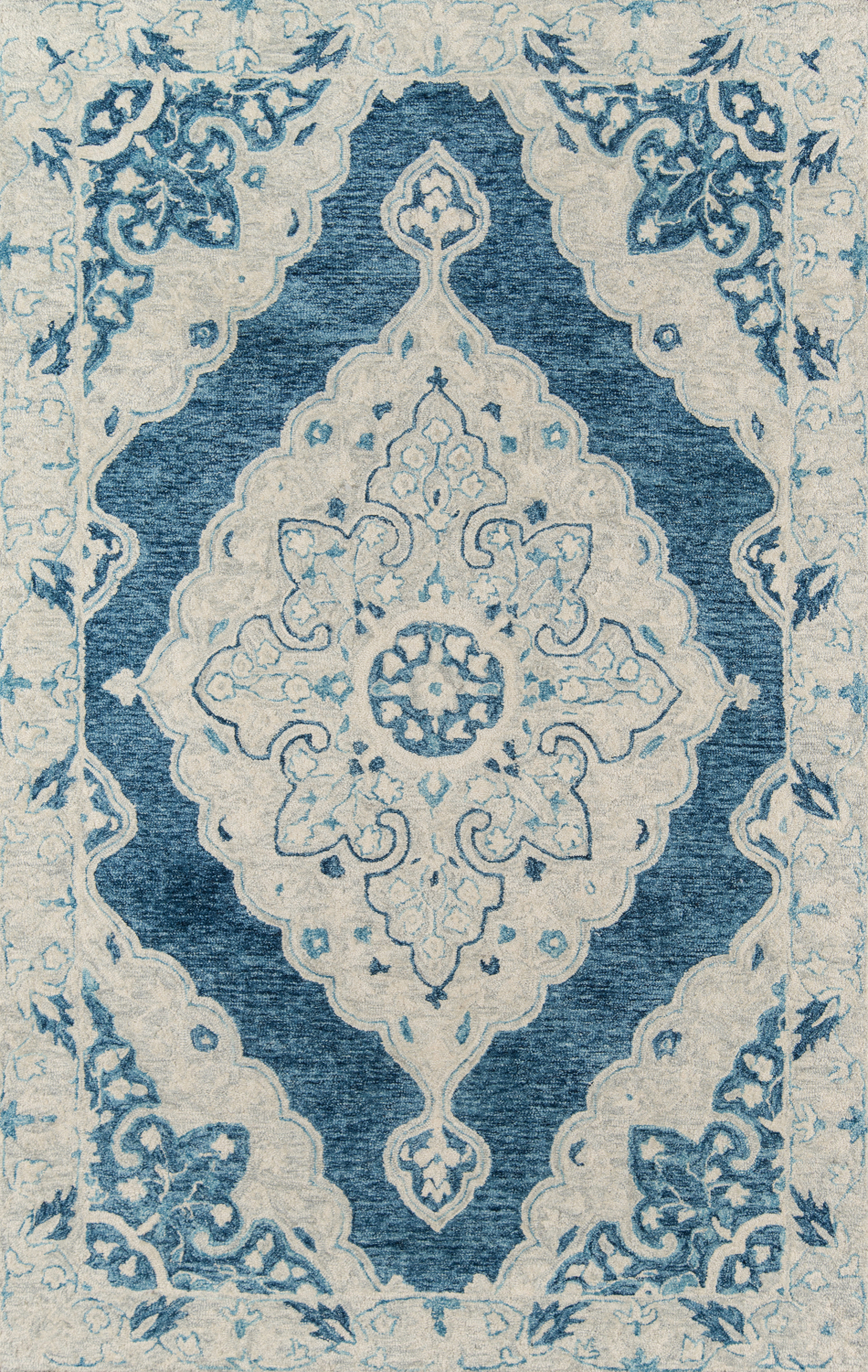 Momeni Tangier 2' X 3' Blue Traditional
