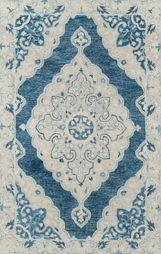 Momeni Tangier 2' X 3' Blue Traditional