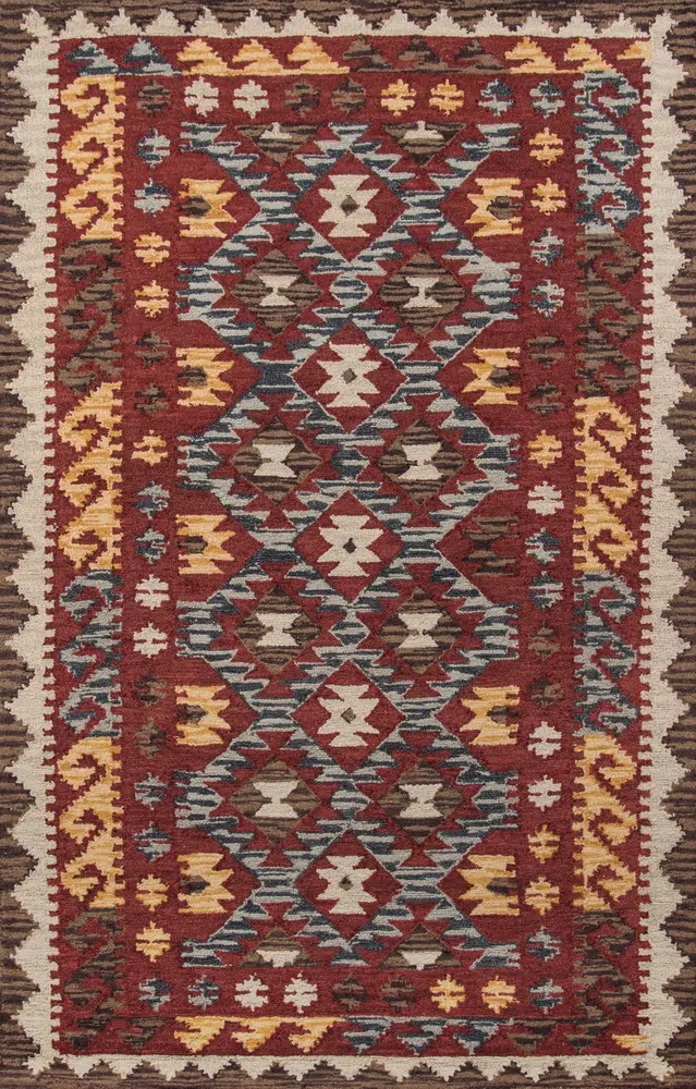 Momeni Tangier 2' X 3' Red Casual
