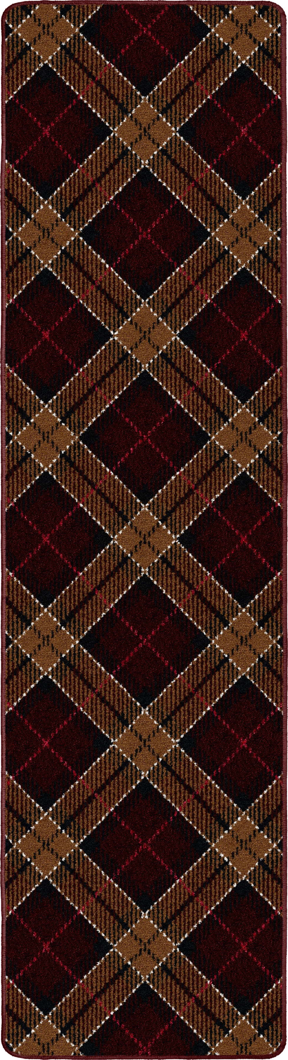 Christmas Plaid Victorian Red 2'1