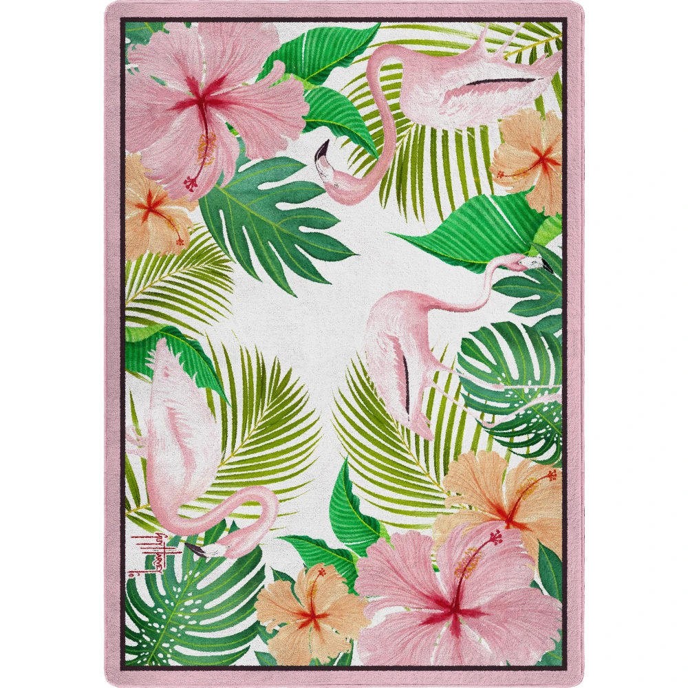 Guy Harvey Flamingo Floral 3'10
