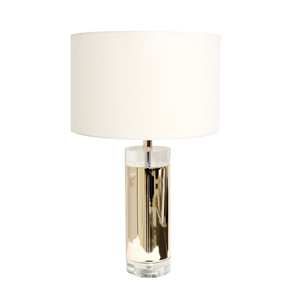 Pasargad Home Jupiter Acrylic & Steel Table Lamp