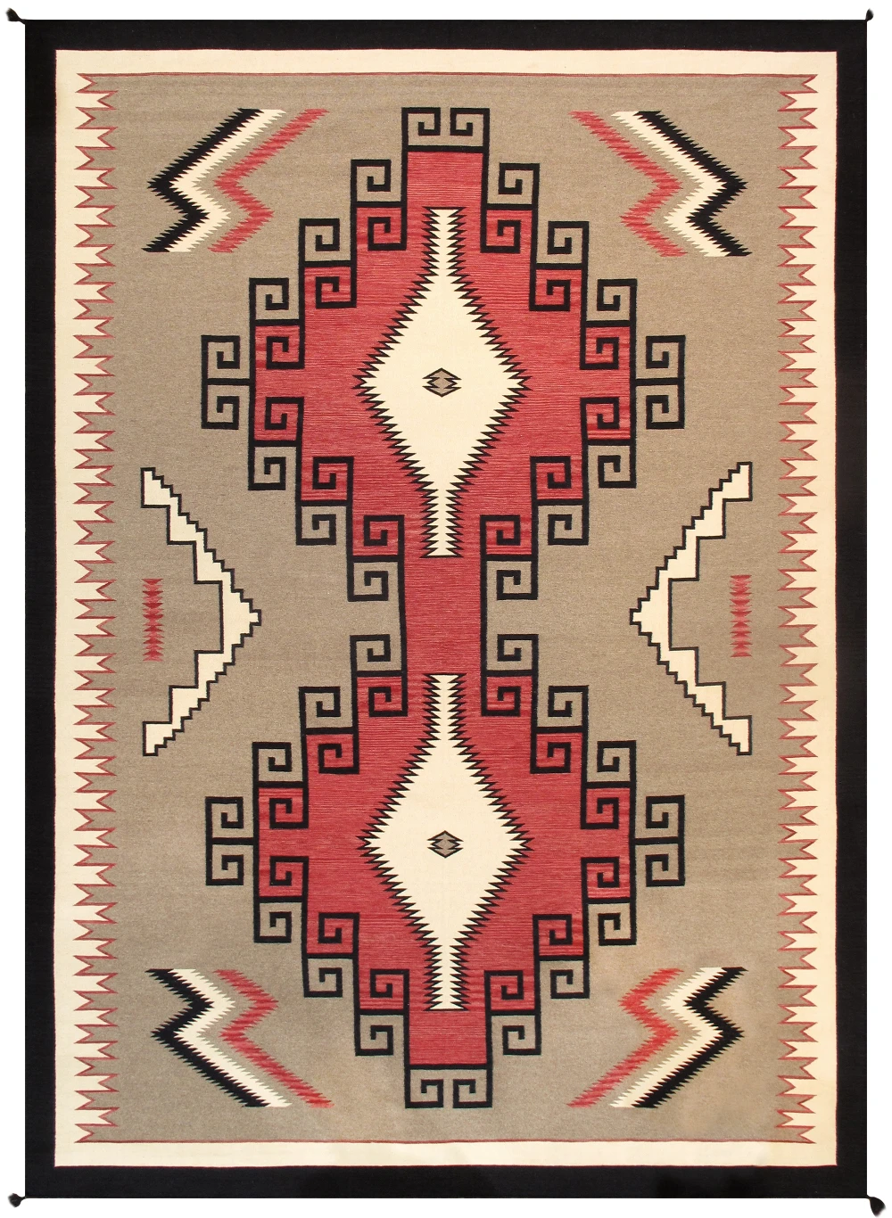 Pasargad Home Tuscany Hand-Woven Reversible Wool Area Rug- 9' 9'' X 14' 0''