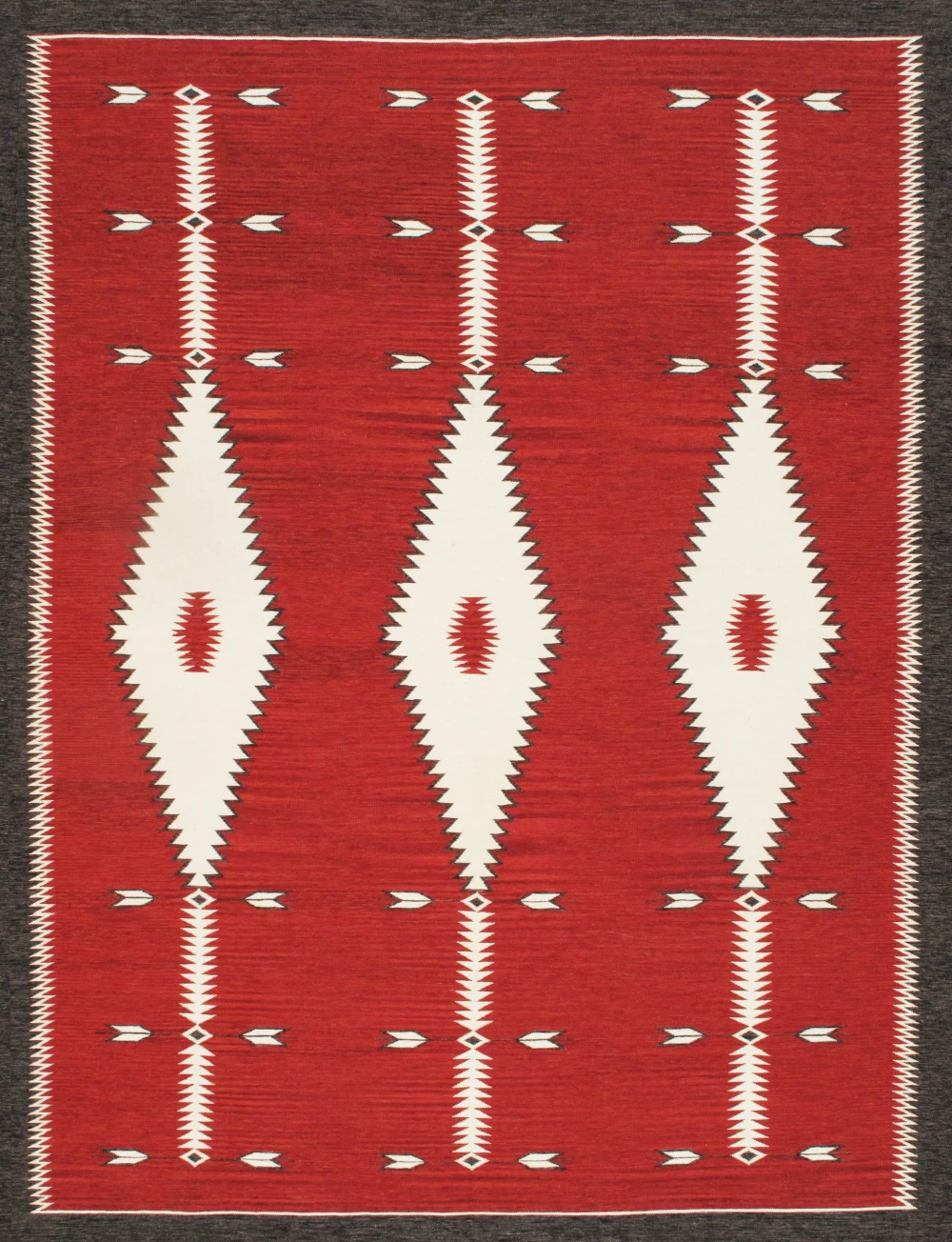 Pasargad Home Tuscany Hand-Woven Reversible Wool Area Rug- 8' 9'' X 11'11''