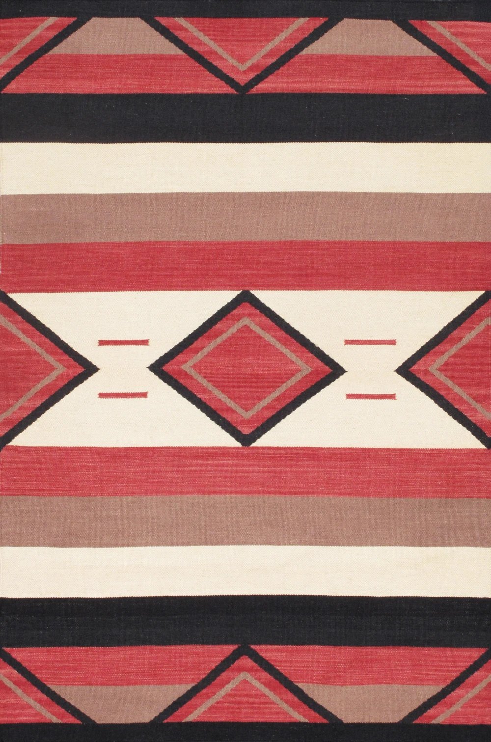 Pasargad Home Tuscany Hand-Woven Reversible Wool Area Rug- 4' 0'' X  6' 0''