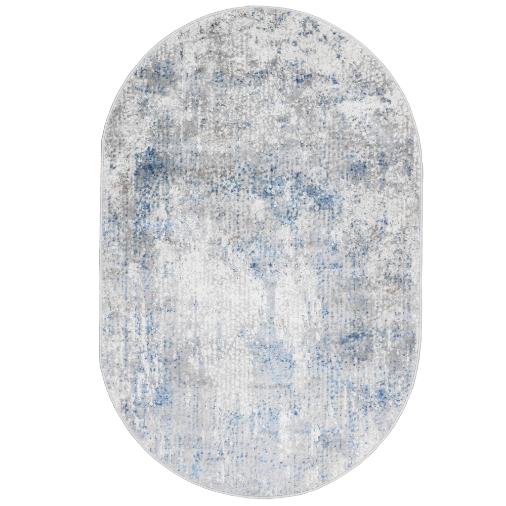 Pasargad Home Turkish Stella Design Beige/L. Grey Area Rug- 3' 0'' X  5' 0'' Oval