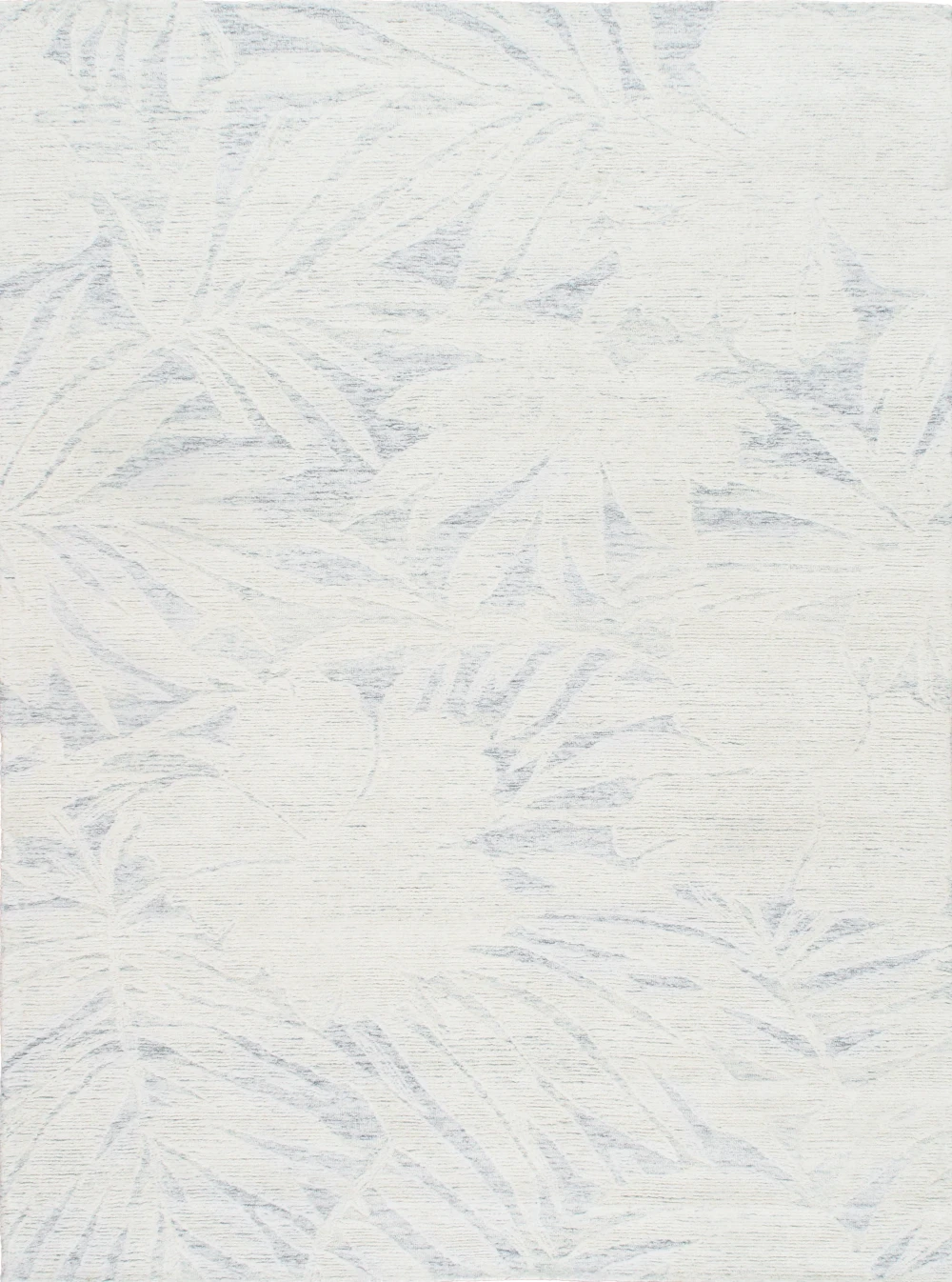 Pasargad Home Harmony Hand-Tufted Ivory/Blue Area Rug- 9' 9'' X 13' 9''