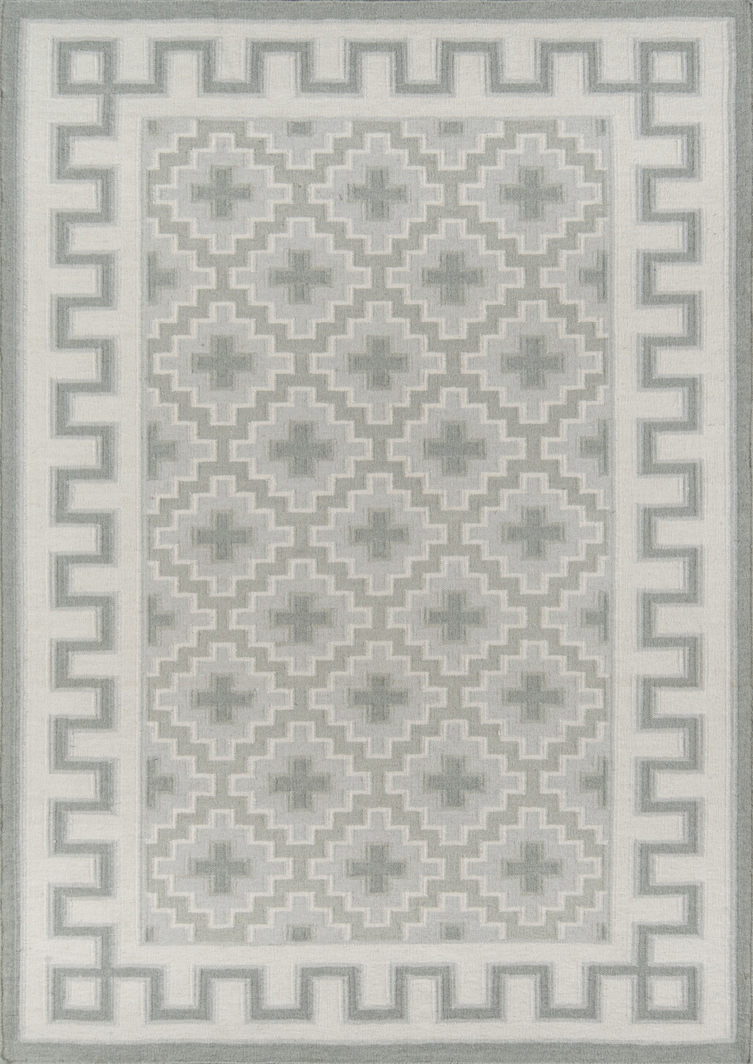 Erin Gates Thompson 2' X 3' Grey Contemporary