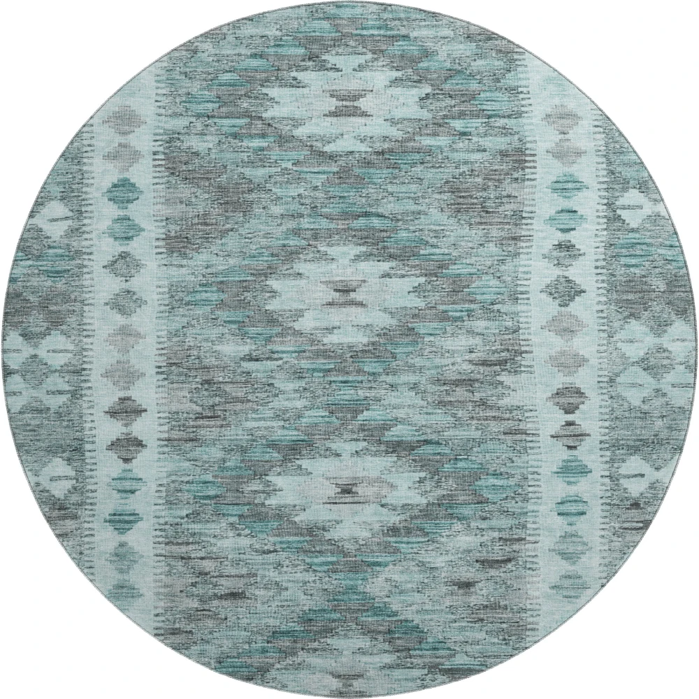 Mayfield AMF1226 Teal 8' x 8' Rug