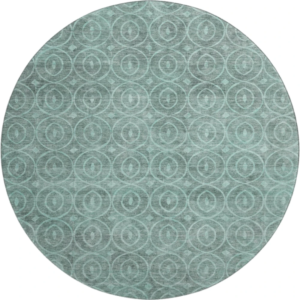 Mayfield AMF1227 Teal 8' x 8' Rug