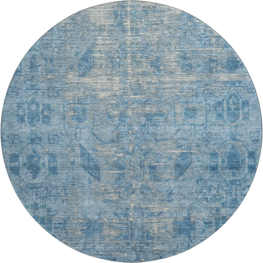 Mayfield AMF1228 Blue 8' x 8' Rug