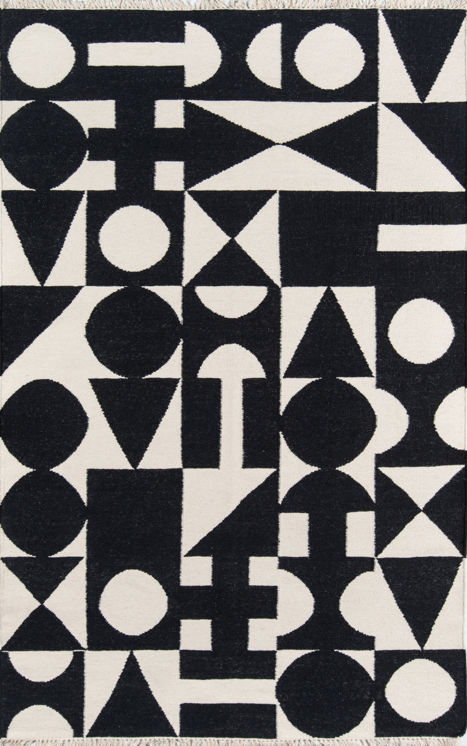 Novogratz Topanga 2' X 3' Black Contemporary