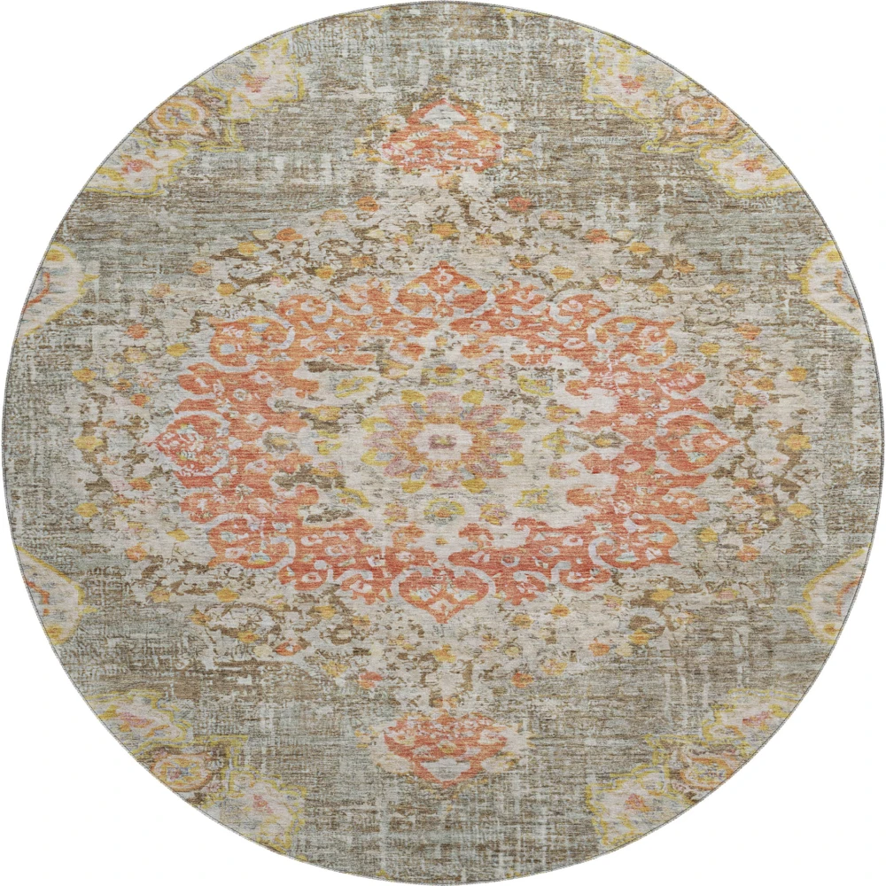 Mayfield AMF1236 Brown 8' x 8' Rug