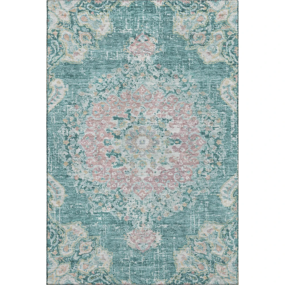 Mayfield AMF1236 Teal 3' x 5' Rug