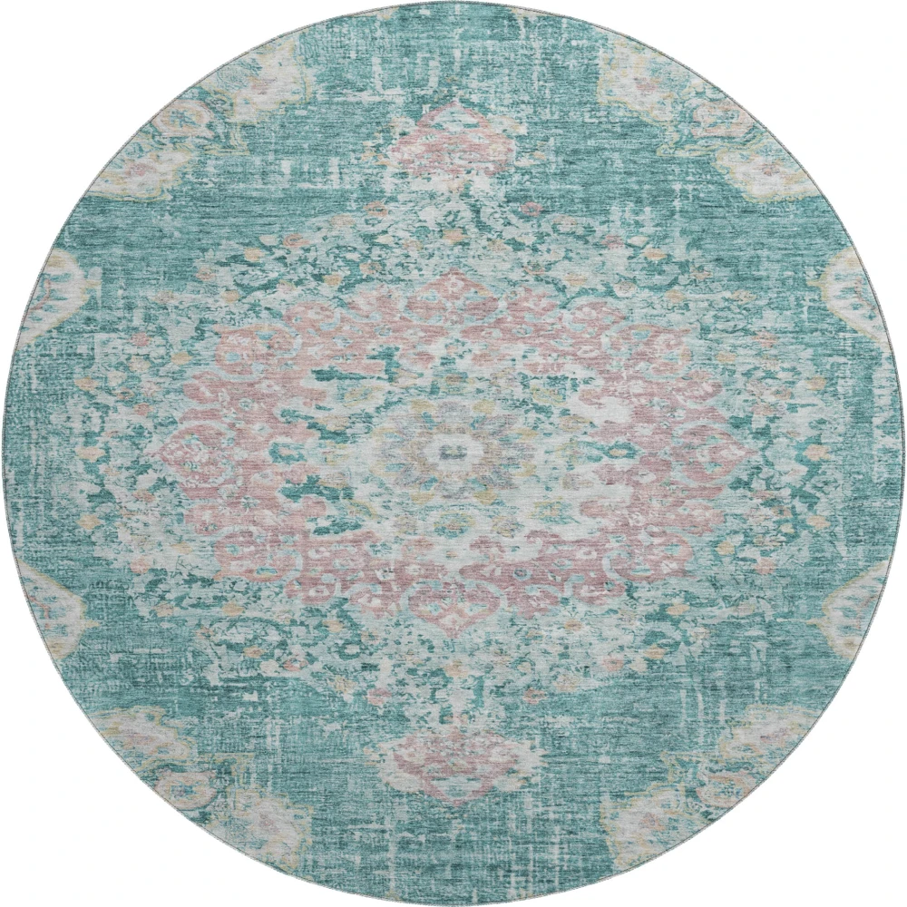 Mayfield AMF1236 Teal 8' x 8' Rug