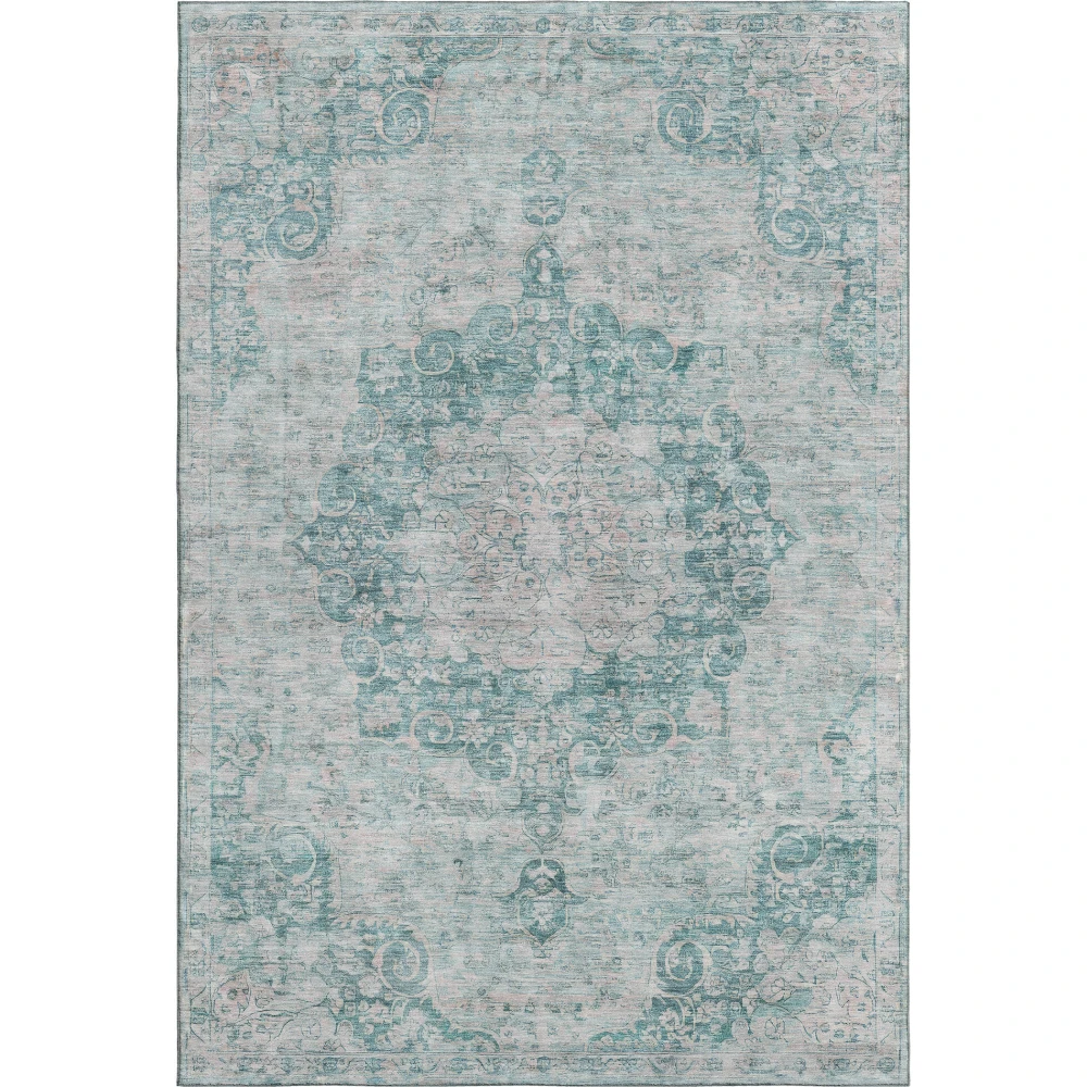 Mayfield AMF1238 Teal 3' x 5' Rug