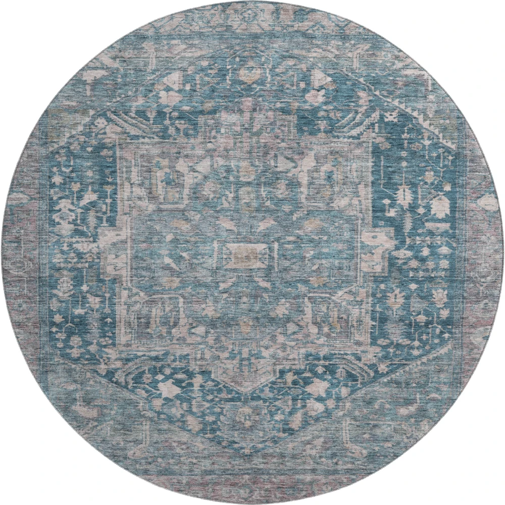 Mayfield AMF1240 Blue 8' x 8' Rug