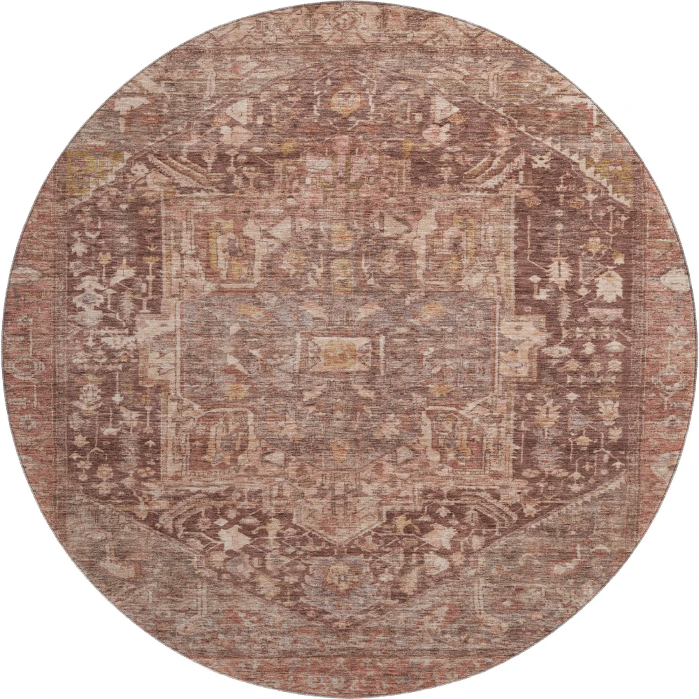 Mayfield AMF1240 Burgundy 8' x 8' Rug