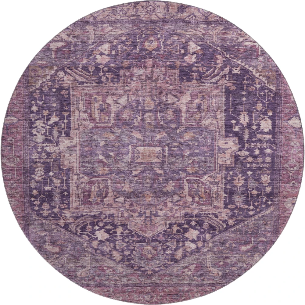 Mayfield AMF1240 Eggplant 8' x 8' Rug