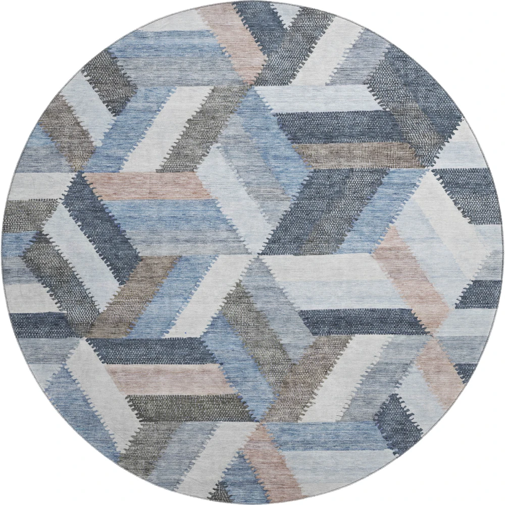 Mayfield AMF1241 Blue 8' x 8' Rug