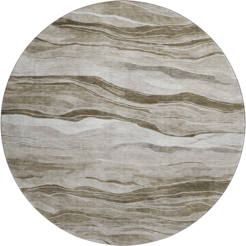 Mayfield AMF1246 Brown 8' x 8' Rug