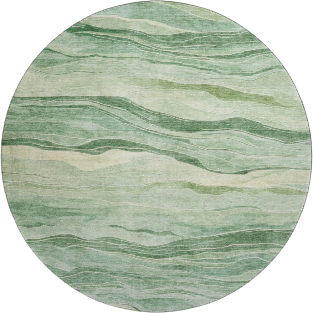 Mayfield AMF1246 Green 8' x 8' Rug