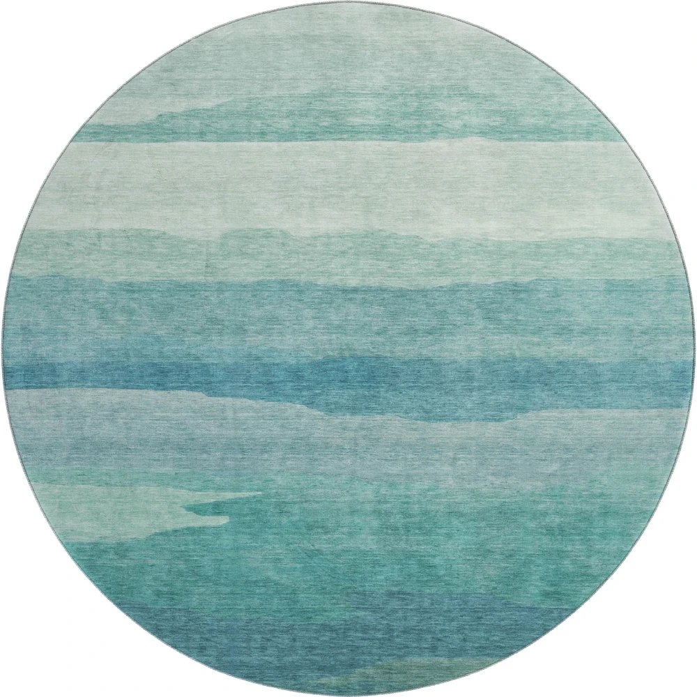 Mayfield AMF1254 Turquoise 8' x 8' Rug