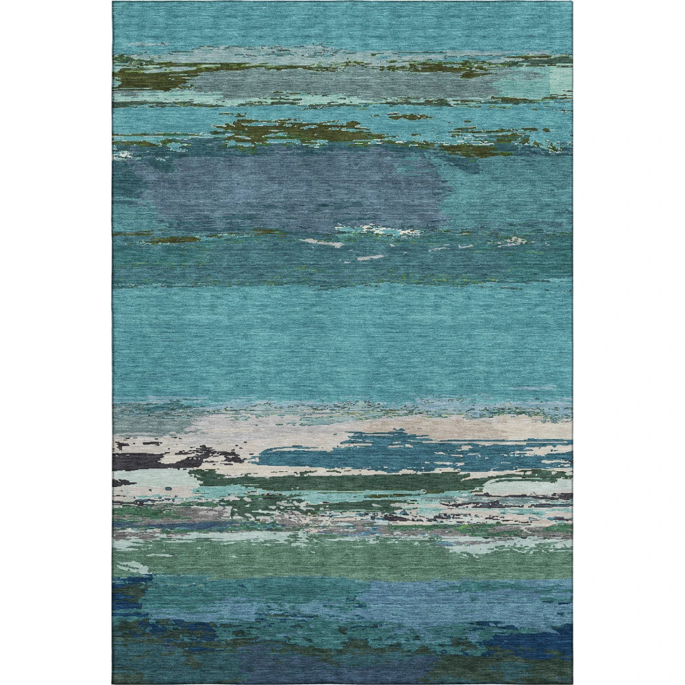 Mayfield AMF1280 Teal 9' x 12' Rug